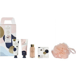 Grace Cole Carry Box Ylang-Body Lotion 50ml + Body Wash 50ml + Hand Cream 50ml + Bath Salts 80gr + Sponge