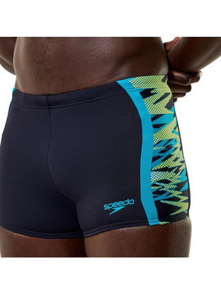 Speedo Αθλητικό Ανδρικό Μαγιό Boxer με Σχέδια Navy Μπλε 8000253004