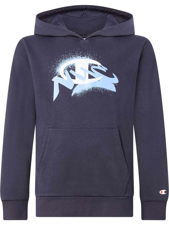Champion Παιδικό Φούτερ με Κουκούλα Navy Μπλε 307654-BS501