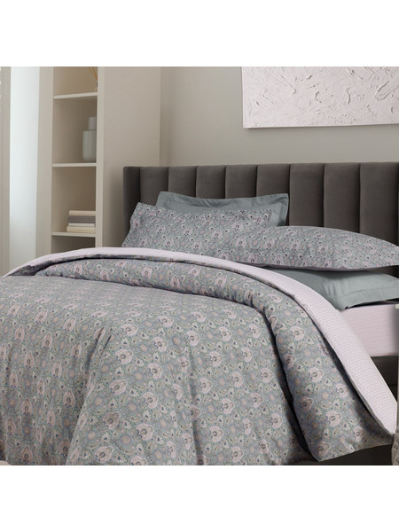Das Home Σετ Σεντόνια Ημίδιπλα με Λάστιχο 120x200+35 Casual 5457