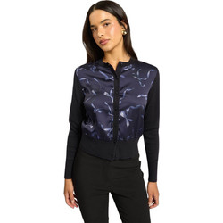 Ted Baker Γυναικεία Ζακέτα Πλεκτή Κοντή με Κουμπιά Navy Μπλε 286105