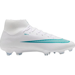 Nike Mercurial Superfly 11 Academy FG IO1485-102 Ποδοσφαιρικά Παπούτσια με Τάπες και Καλτσάκι Λευκά Γαλάζια
