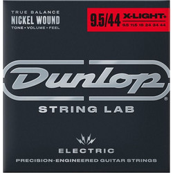 Dunlop DEN09544 Σετ 6 Χορδές Ηλεκτρικής Κιθάρας Nickel Plated Steel 9.5-44" Extra Light Tension