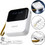 Andowl Q-CD998 Power Bank 6900mAh 10W με Ενσωματωμένα Καλώδια USB-C Lightning & micro USB White