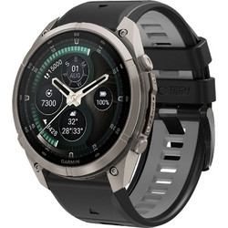 Tech-Protect Iconband Pro Λουράκι Σιλικόνης Black / Grey (Garmin Fenix 47mm)