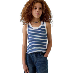 Gap Παιδικό T-Shirt Αμάνικο Royal Blue Λευκό 894333005