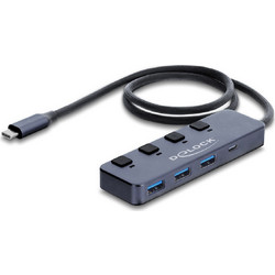 DeLOCK 64384 USB Hub 3.0 USB-C με 4 Θύρες USB-A / USB-C