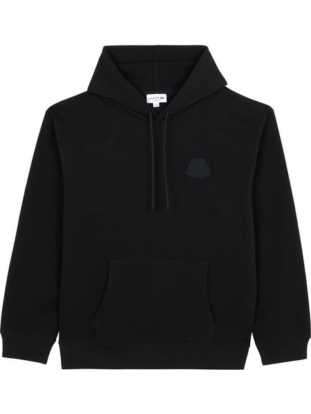 Lacoste Ανδρικό Φούτερ με Κουκούλα & Τσέπες Μαύρο SH9766