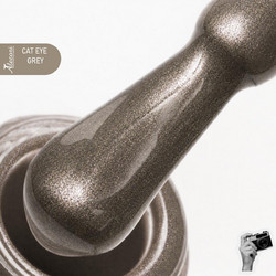 Alezori Grey Cat Eye Ημιμόνιμο Βερνίκι Νυχιών 15ml