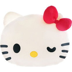 Sanrio 3D Hello Kitty Παιδικό Διακοσμητικό Μαξιλάρι Λευκό