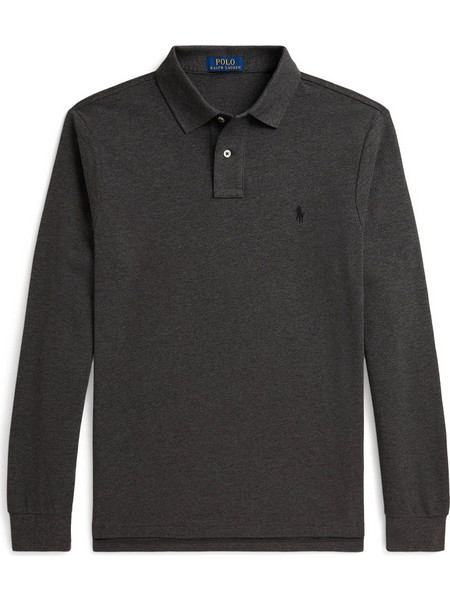 Polo Ralph Lauren Ανδρική Μπλούζα Polo Μακρυμάνικη Ανθρακί 710680790-501