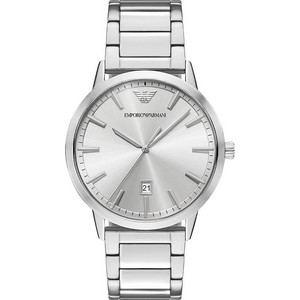 Emporio Armani Ruggero Ανδρικό Ρολόι με Ασημί Μεταλλικό Μπρασελέ AR11730 Emporio Armani Ruggero Ανδρικό Ρολόι με Ασημί Μεταλλικό Μπρασελέ AR11730