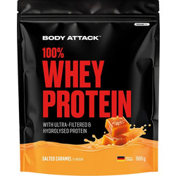 Body Attack 100% Whey Salted Caramel Πρωτεΐνη Ορού Γάλακτος Γράμμωσης 900gr