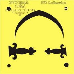 Next Στένσιλ Σχέδια 16x16cm ST0154A