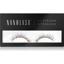Nanolash Classy Brown Βλεφαρίδες Τουφάκια Αυτοκόλλητες Καφέ 36τμχ