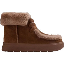 Gioseppo Γυναικεία Μποτάκια Chukka Suede Καφέ με Γούνα 80467