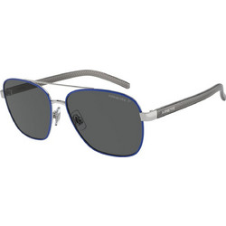 Arnette AN3087 75581 Ανδρικά Γυαλιά Ηλίου Aviator Μεταλλικά Μαύρα με Μαύρο Φακό