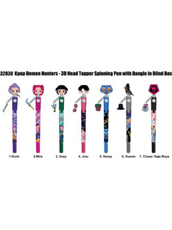 Monogram K-Pop Demon Hunter 3D Στυλό Διαρκείας 16τμχ BS-135H30