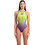 Arena One Shaded Print Tech Αθλητικό Ολόσωμο Μαγιό Lime Μωβ 011637-698