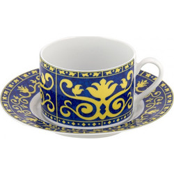 WM Collection Sunarabica Σετ Φλιτζάνια Τσαγιού Πορσελάνης Πολύχρωμα 200ml 6τμχ