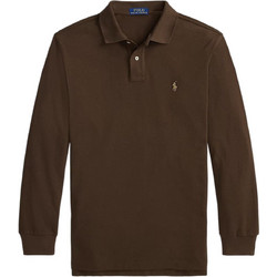 Polo Ralph Lauren Ανδρική Μπλούζα Polo Μακρυμάνικη Καφέ 710680790-503