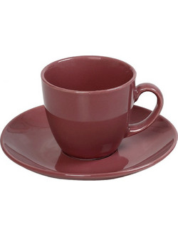 Espiel Essentials Φλιτζάνι Espresso & Ελληνικού Καφέ Κεραμικό Μπορντό 90ml OWD101K6