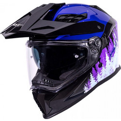 Pilot Helmets Atacama SV Summit Blue Purple Κράνος Μηχανής On / Off 1550gr
