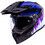 Pilot Helmets Atacama SV Summit Blue Purple Κράνος Μηχανής On / Off 1550gr