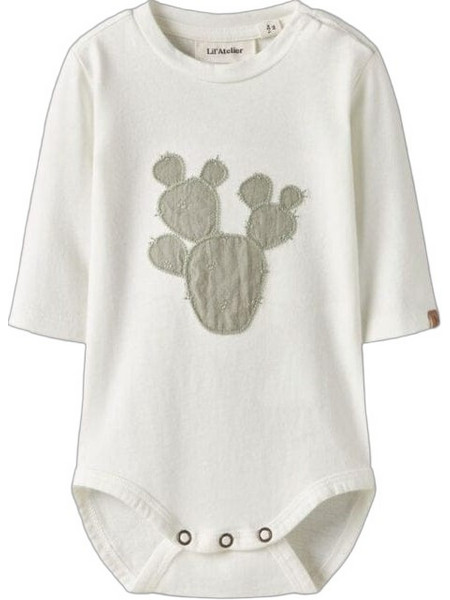 Lil' Atelier Cactus Φορμάκι Εσώρουχο Μακρυμάνικo Μπεζ 13251176