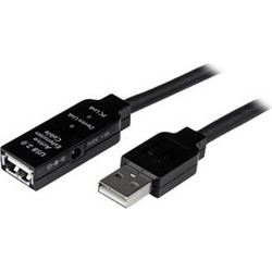 StarTech USB2AAEXT10M Καλώδιο USB-A Female 2.0 to USB-A Male 10m Black