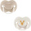 Tommee Tippee Anytime Ορθοδοντικές Πιπίλες Σιλικόνης 6-18m Bunny Μπεζ Εκρού 2τμχ
