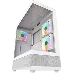 Aqirys Antlia White Gaming Midi Tower Κουτί Υπολογιστή RGB με Πλαϊνό Παράθυρο