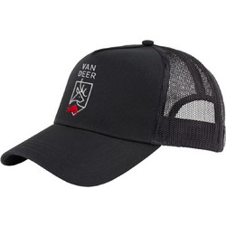 Deer Ανδρικό Καπέλο Jockey με Δίχτυ Snapback Υφασμάτινο Μαύρο V26BE097