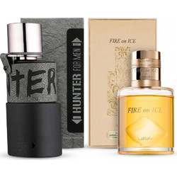 Armaf Hunter Intense Eau de Parfum 100ml + Lattafa Fire On Ice Eau de Parfum 110ml
