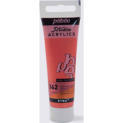 Pebeo Studio Acrylics 362 Iridescent Pink Orange Ακρυλικό Χρώμα Ζωγραφικής 30ml