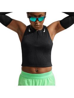 Nike AeroSwift Dri-FIT ADV Γυναικείο Αθλητικό Crop Top Μαύρο IM7561-010