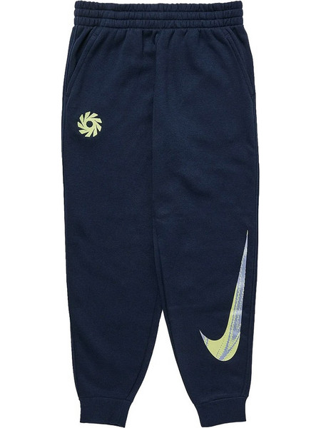 Nike Παιδικό Παντελόνι Φόρμας Navy Μπλε Lime IQ7996-477