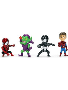 Jada Marvel Spider-Man Wave 5 Σετ Φιγούρες Δράσης για 8+ Ετών 6cm 4τμχ