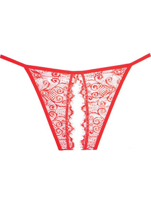 Allure Enchanted Belle Γυναικείο Sexy Slip Αυτοκινήτου με Δαντέλα Κόκκινο 883045913005