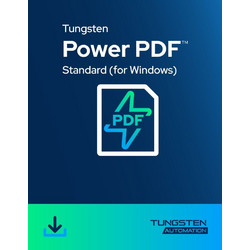 Tungsten Automation Kofax Power PDF Standard 2025 Αγγλικά Συμβατό με Windows για 1 Χρήστη (Ηλεκτρονική Άδεια)