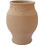 Ceramart Γλάστρα Εξωτερικού Χώρου Στρογγυλή Πήλινη Εκρού 30x40cm