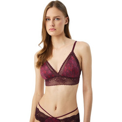 Minerva Bralette χωρίς Μπανέλα Μπορντό 90-8440B-434