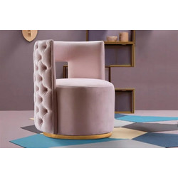 Stewe Home Πολυθρόνα Ροζ 209324
