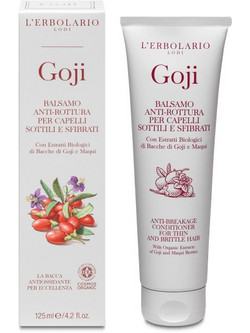 L' Erbolario Goji Anti-Breakage Φυτικό Conditioner για Όγκο & Επανόρθωση για Λεπτά & Ταλαιπωρημένα Μαλλιά 125ml