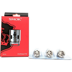 Ανταλλακτικές κεφαλές SMOK TFV12 Prince T10 Core-0.12ohm (3 coils) για TFV12 Prince