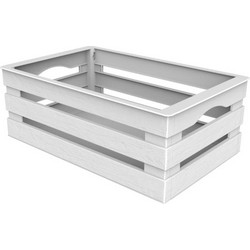 BAMA Ιταλίας Τελάρο Πολλαπλών Χρήσεων 25x31x11.5cm Πλαστικό με Όψη Ξύλου Κρεμ TINA 2