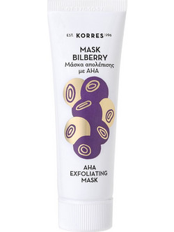 Korres Bilberry Κρεμώδης Μάσκα Προσώπου για Καθαρισμό 18ml