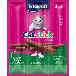 Vitakraft Cat Stick Mini with Duck & Rabbit 3x18gr