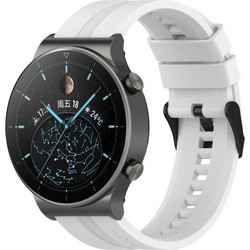 Tech-Protect QuickFit Λουράκι Σιλικόνης White (Huawei Watch GT / GT2 46mm)
