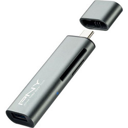 PNY R-TC-UA-3N1E01-RB Card Reader USB-C 3.2 Gen 1 για SD / microSD